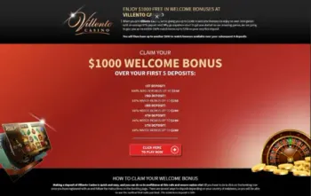 Villento Casino Welcome Bonus Package