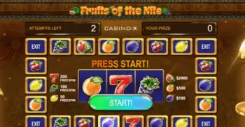CasinoX bonus