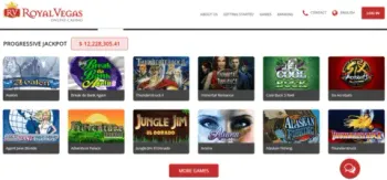 Royal Vegas slot games