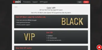 Oshi Casino Vip Program