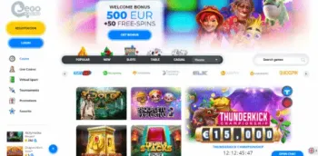 Ego Casino Welcome Bonus