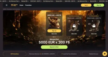 Wanted Win Casino Welcome Bonus Package