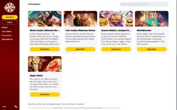 Shotz Casino Promotions