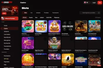 Canada777 Casino Games Screenshot