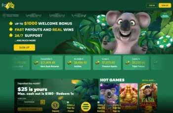 Fair Go Casino Welcome Offer Screenshot