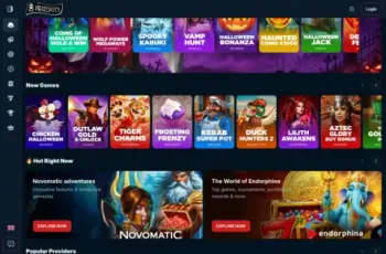 Piratepots Casino New Games And Hot Right Now Sections Screenshot