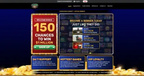 Yukon Gold Casino Free Spins