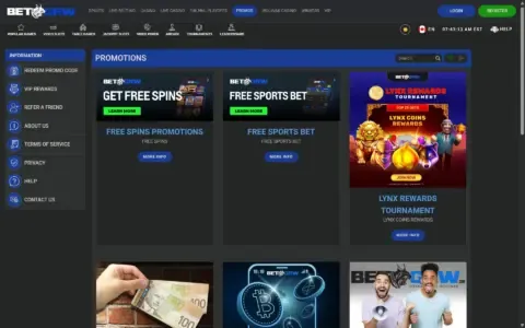 Betgrw Casino Promotions