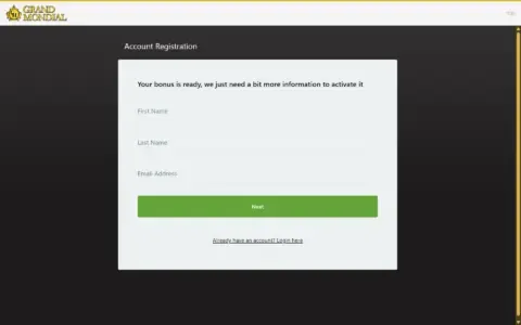 Grand Mondial Casino Welcome Bonus Package