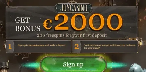 JoyCasino bonus