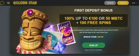 golden star casino bonus