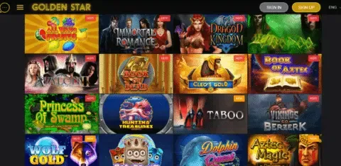 golden star casino online slots