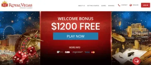Royal Vegas casino bonus