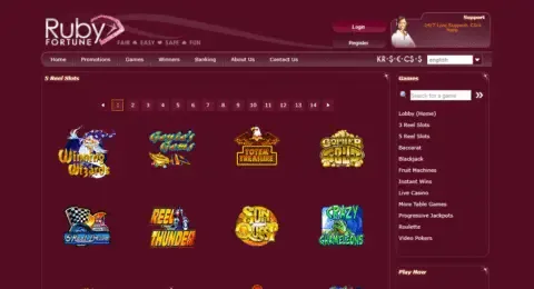Ruby Fortune online slots