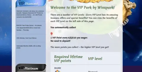 Winspark casino VIP