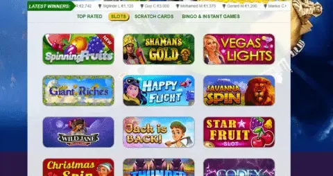Winspark casino games
