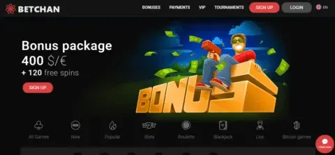 BetChan casino free spins