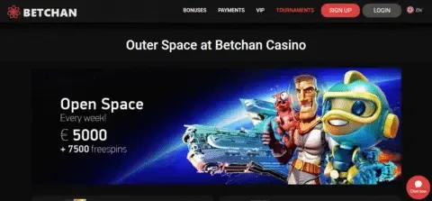 BetChan casino slot tournaments