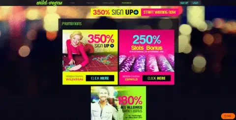 Wild Vegas Casino promotions