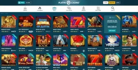 Platin Casino Slot Games