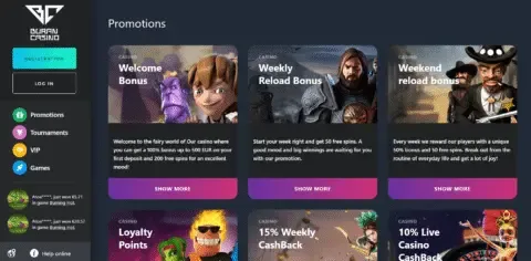 Buran Casino Promotions And Bonus