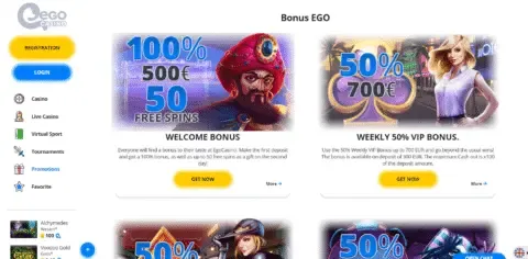 Ego Casino Promotions