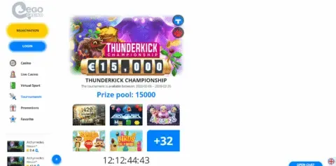 Ego Casino Tournaments