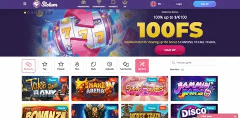 Slotum Casino Free Spins