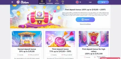 Slotum Casino Promotions