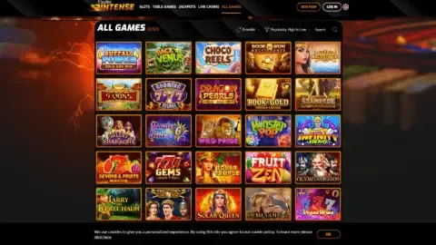 Casino Intense Casino Games
