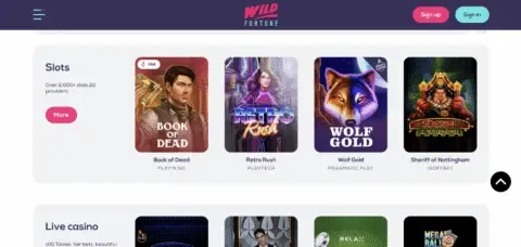 Wild Fortune Casino Slot Games