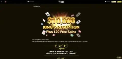 Kings Chance Casino Promotions