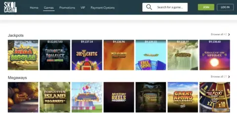 Skol Casino Games