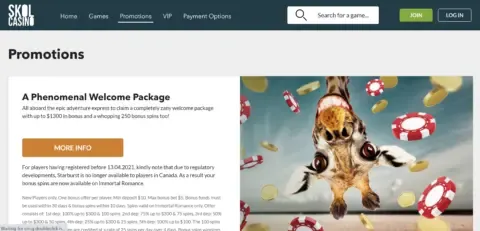 Skol Casino Promotions