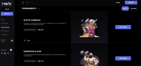 Mirax Casino Tournaments