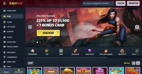 Allyspin Casino Free Spins