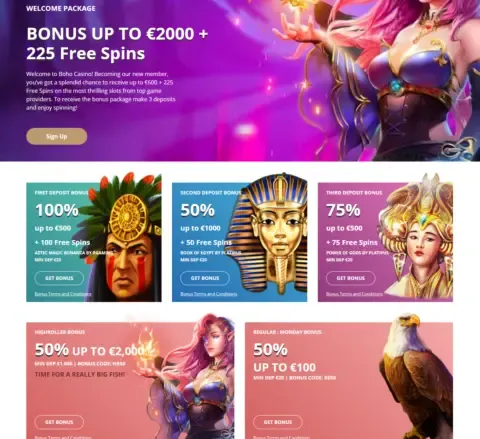 Boho Casino Promotions