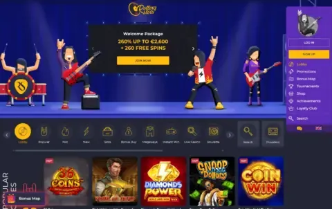 Rolling Slots Casino Free Spins