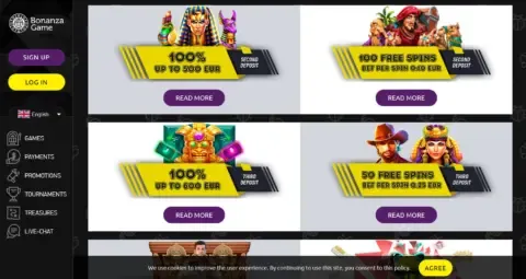 Bonanzagame Casino Promotions