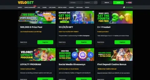 Velobet Casino Promotions