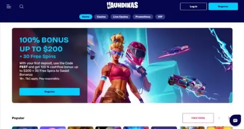 Vuhdikas Casino Free Spins