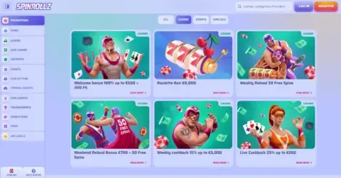 Spinrollz Casino Promotions
