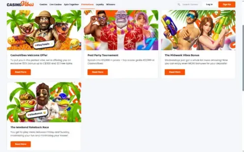 Casinovibes Casino Promotions