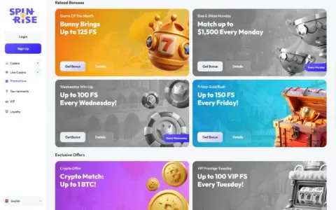 Spinrise Casino Promotions