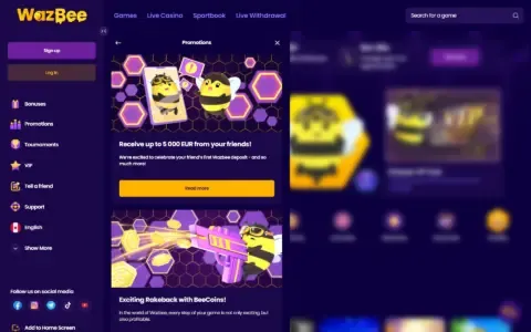 Wazabee Casino Promotions