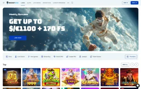 Rocket Spin Casino Free Spins