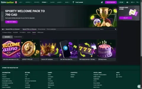 Spinbetter Casino Promotions