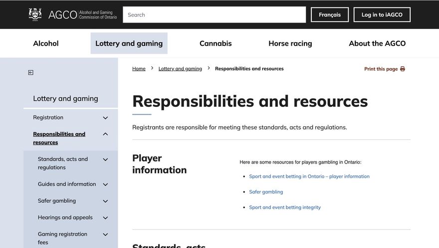 Agco Responsible Gaming