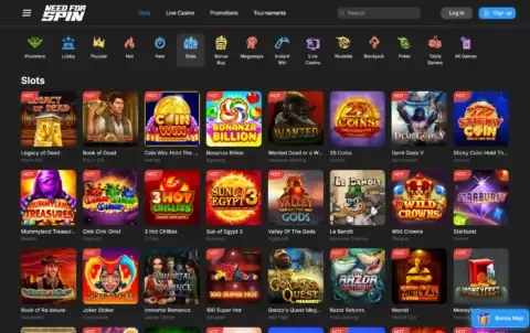 Need For Spin Casino Slots