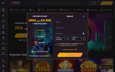 Wild Tokyo Casino Welcome Bonus Package